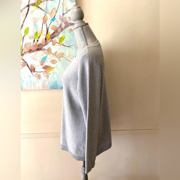 LIZ CLAIBORNE 🩶SPARKLING SILVER🩶 SWEATER SIZE LARGE 🌟NWOT🌟 - Picture 3 of 11
